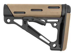 Hogue AR-15 Collapsible Carbine Buttstock Mil-Spec OverMolded 15340 (Flat Dark Earth)