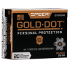 Speer Gold Dot 25 ACP Ammo 35 Grain Bonded Jacketed Hollow Point Box of 20
