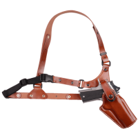 Galco GA228R Great Alaskan Chest Holster Fits Chest Up To 54" Tan/ Fits Glock 20/21
