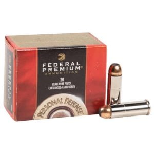 Federal Premium Personal Defense 44 Magnum 240gr Hydra-Shok JHP Handgun Ammo - 20 Rounds