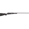 Weatherby Mark V Live Wild Bolt Action Rifle 25 Creedmoor 24" Fluted Graphite Black Threaded Barrel Graphite Black Frame Black/Gray Field Stock