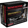 WINCHESTER Defender 9mm +P 124gr Bonded Jacketed Hollow Point Ammunition | 20 Rounds