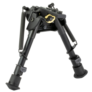 Harris Engineering S-BRM 6"-9" Notched Legs Swivel Tilt M-LOK Bipod