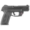 Ruger 3816 Security-9 9mm Luger DAO 4 15+1 Viridian Laser Black Textured Grip Blued Steel Slide