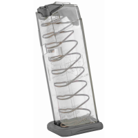 Elite Tactical Systems Group Magazine, 9MM, 10 Rounds, Fits Glock 43X, Polymer, Clear GLK-43X