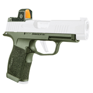 Sig Sauer Electro-Optics SORG0605 RomeoZero Grip Mod Kit OD Green 1x24mm 6 MOA Illuminated Red Dot Reticlet Fits Sig P365XL Compatible w/Sig Sauer P365 Optics Ready Pistols