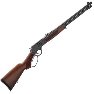 Henry H12 Provider 44 Magnum/44 Special Blued Steel/Walnut Lever Action Rifle - 20in - Brown