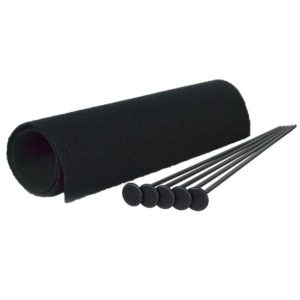 Gun Storage Solutions Gss Small Rifle Rod Kit 5 Blk Rifle Rods .22 Cal 19''x15''