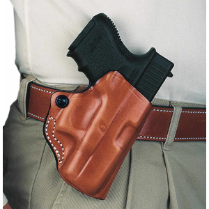 DeSantis Style 019 Mini Scabbard Tan Belt Slide Holster for Kimber Micro Carry 9mm