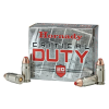 HORNADY CRITICAL DUTY 9mm +P 124Gr FlexLock Nickel-Plated Ammunition | 25 Rounds