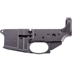 Wilson Combat Mil-Spec AR-15 Stripped Lower Receiver Anodized Black Closed Trigger Guard
