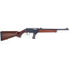 Henry Homesteader Semi Automatic Rifle 9mm Luger 16.37" Blued Threaded Barrel Anodized Black Frame Walnut Field Stock Sig Sauer/S&W Adapter