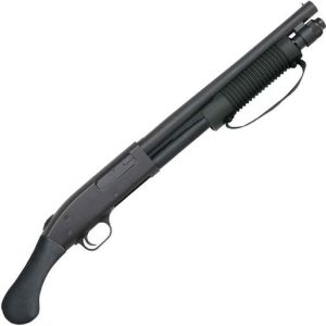 Mossberg 590 Shockwave 12 Gauge 3in Blued Pump Action Firearm - 14in - Black