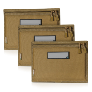 Savior Equipment Specialist Range Bag Pistol Sleeve 3-Pack - Dark FDE