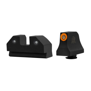 XS Sight Systems R3D Suppressor Height Tritium Night Sights for Glock 42, 43, 43X, 48 Pistols - Orange