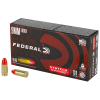 Federal Syntech Range Pistol Ammo 9mm Total Synthetic Jacketed Round Nose 124 Grain 50 Rounds