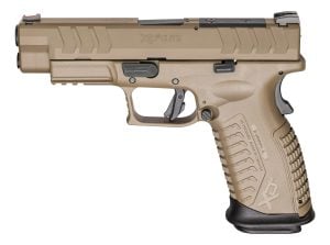 Springfield XD-M Elite 10mm 4.5" 16rd, Desert FDE - XDME94510FHCOSP