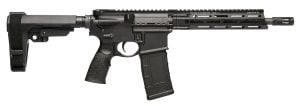 Daniel Defense DDM4 V7 P .300 Blackout Semi-Automatic AR Pistol, Hardcoat Anodized Black - 128-19153