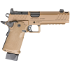 Springfield Armory 1911 DS Prodigy Comp AOS 9mm Luger Pistol 5" Barrel 20+1 Round Coyote Brown