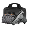 Smith & Wesson M&P9 Shield Plus Carry On Bundle, 9mm, 3.1 Barrel, 6 Magazines, w/ Thumb Safety, Pistol