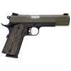 Taurus 1191101MGVZ 1911 45 ACP 5 8+1 Black Green Cerakote Slide Brown VZ Grip