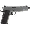 Tisas 1911 Night Stalker SF 10 Handgun 10mm 8rd Mag 5" Threaded Barrel Cerakote Grey with Black Grips