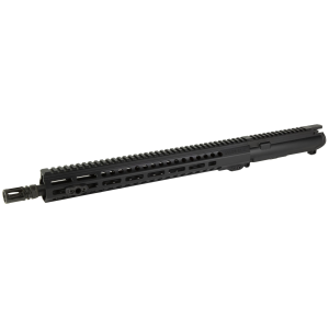 Sons of Liberty Gun Works EXO3 Complete Upper, 300 Blackout, 16 in Combat Barrel, 1:7 in Twist, QPQ Finish, Black, 15 in EXO3 M-LOK Handguard, A2 Flash Hider EXO3UPPER-16-300