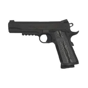 Colt 1911 Combat Unit Government Model Rail .45 ACP 5" National Match Bbl Series 80 Rail Black IonBond Pistol O1080RGCCU