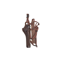 Galco KH172H Kodiak Hunter Chest Holster Havana Brown Leather Shoulder/Torso Strap Fits S&W X Frame 8.375" Right Hand