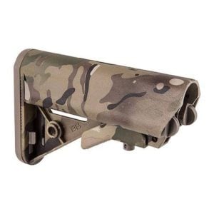 B5 Systems Multi-Cam Polymer Collapsible SOPMOD Stock for AR-15 Mil-Spec