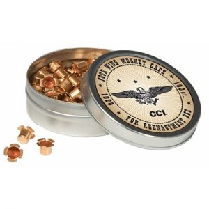 Four-Wing Musket Caps For Replica Blackpowder Firearms - Four Wing Musket Caps 100/Tin