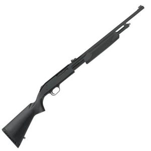 Mossberg 500 Bantam Slugster 410 Gauge 3in Matte Blue Pump Shotgun - 20in - Black