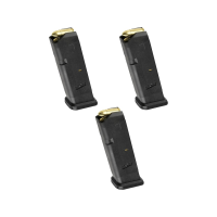 Magpul PMAG GL9 Magazine for Glock 17, 17L, 18, 19, 19x, 26, 34, 47, 49 9mm Luger 10-Round Polymer Black 3PK