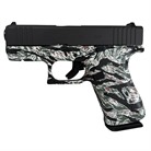 Glock 43x 9mm W/Front Rail Black Us - Tiger Camo - Glock 43x 9mm W/Front Rail Black Us - Tiger Camo