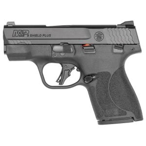 S&W M&P Shield Plus 9mm Pistol With 10 lb Trigger, Black - 13247