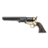 Pietta REB44 1851 Navy SAO 44 Cal Striker Fire 7.37 6rd Brass Frame Blued Barrel & Cylinder Walnut Grip