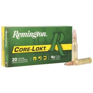 Remington Core-Lokt .308 Win Ammo 180 Grain PSP, 20rds - R308W3