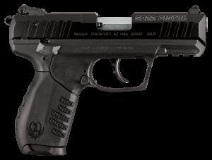 Ruger SR22 Semi-Auto Rimfire Pistol - Black/Black - 3.5''