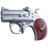 Bond Arms Texas Defender 45 Colt (Long Colt) Over Under Pistol 3" Barrel 2 Round Rosewood Grip Satin Steel Frame