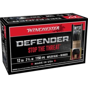 Winchester PDX1 Defender 12 Gauge 2-3/4in #00 Buck/ Slug Shotshells - 10 Rounds #00 Buck/ Slug
