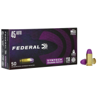 FEDERAL AMMO Syntech Training Match 45 ACP 230gr Ammunition | 50 Rounds