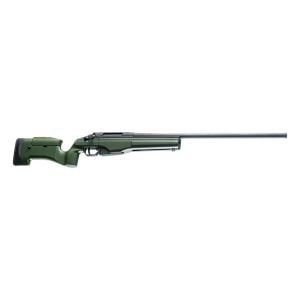 Sako Trg-42 Blued Steel 338 LAPUA No Sights 27 BBL 1:10 M18x1 TPI RH TS Trig 5RD Synth Aluminium Body / Military Green J03103