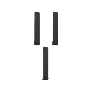 Glock 17, 17L, 18, 19, 19x, 26, 34, 45, 47, 49 Gen 5 Magazine 9mm Luger 33-Round Polymer Black 3PK