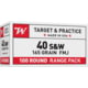Winchester USA Handgun .40 S&W 165 grain Full Metal Jacket Brass Centerfire Pistol Ammo 100 Rounds