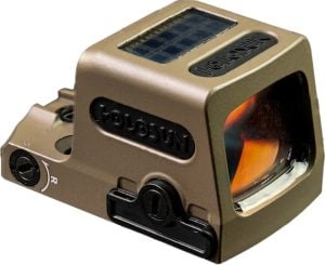Holosun EPS-Carry 1x0.58x0.77in Reflex Red Dot Sight w/Multiple Reticle System Red 32 MOA Ring w/2 MOA Dot FDE