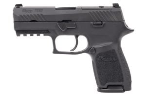 Sig Sauer P320 Compact OR 9mm 3.9" 15rd Pistol, Black - 320C-9-BSSP
