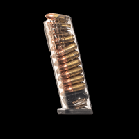 ETS 9mm Pistol Magazine Fits Sig Sauer P320 17 Round Clear Polymer