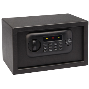 Bulldog BD1050 Digital, Pistol Vault Standard Keypad/Key Entry Black Powder Coat Steel Holds 1, Handgun , Gun Safe