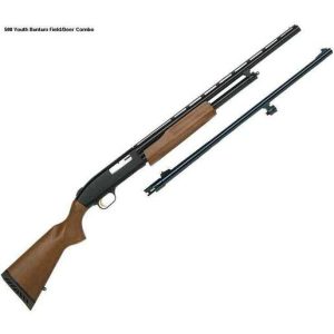 Mossberg 500 Compact Bantam Field/Deer Combo 20 Gauge 3in Blued Pump Action Shotgun - 22in