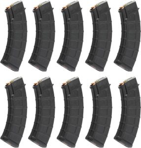 Magpul Industries PMAG MOE AK-Platform/AKM Rifle Magazine 7.62x39mm 30 Round Black 10 Pack